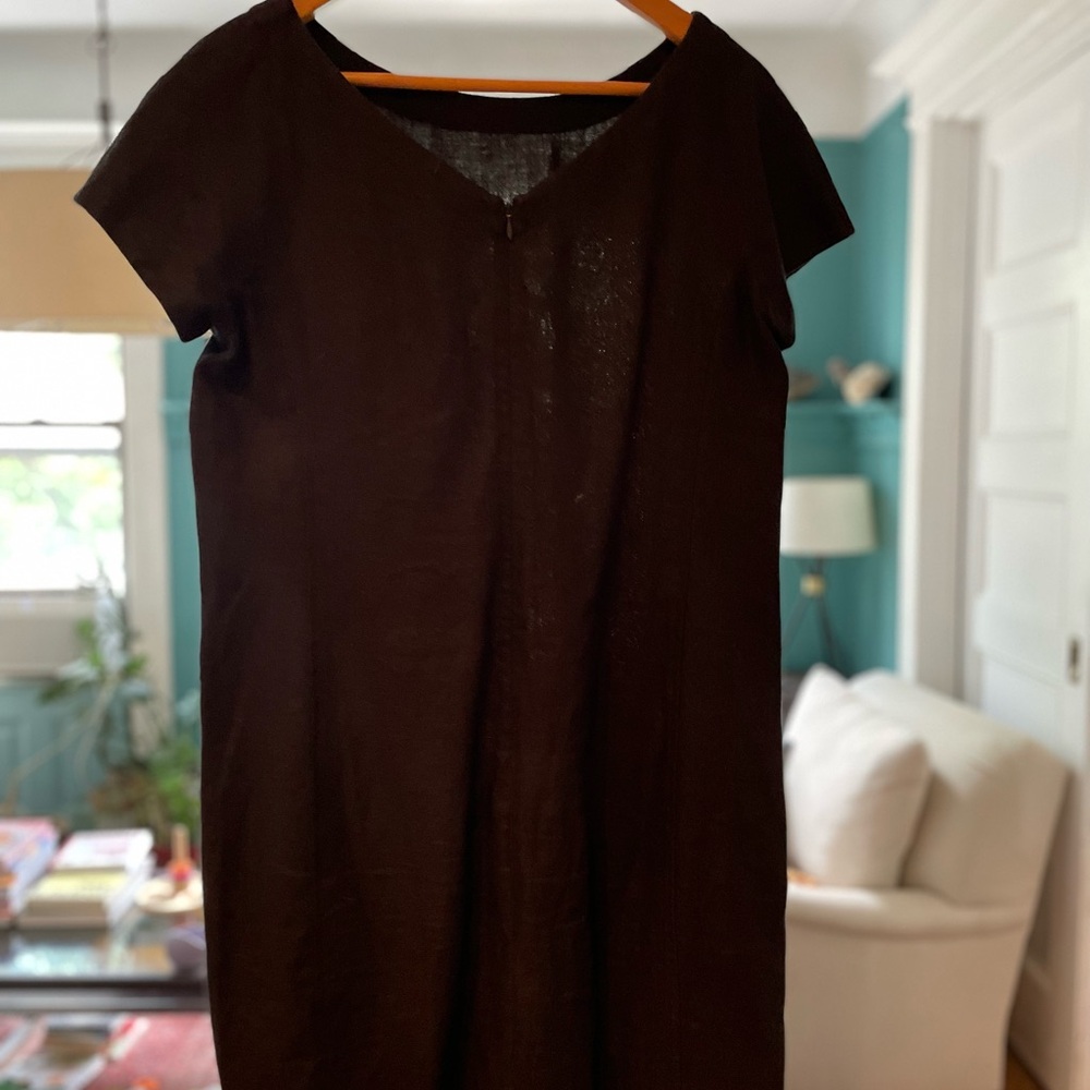 Eileen Fisher linen dress - Black - XS